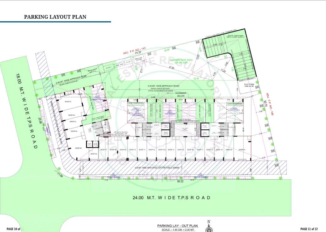  the satyagrah landmark Block A parking Cluster Plan 