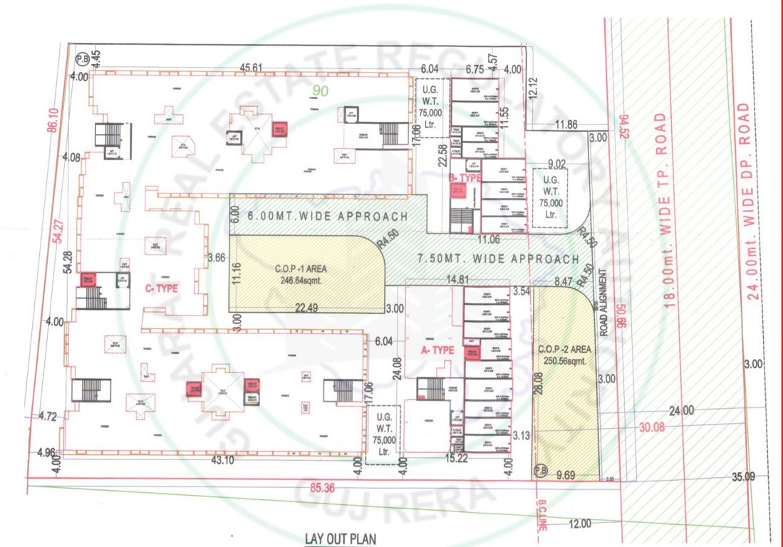 happynest residency Layout Plan
