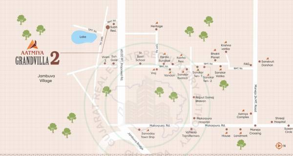  aatmiya-grandvilla-2 Location Plan