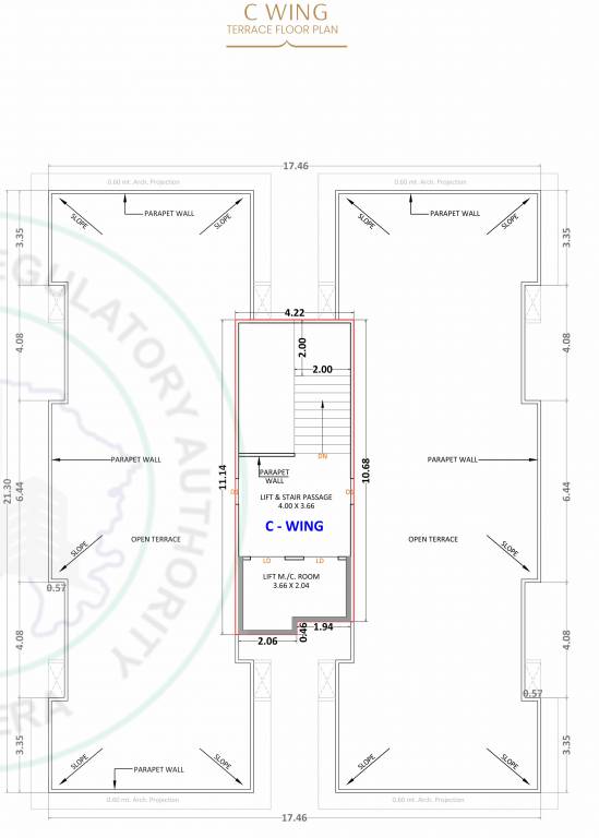  prayosha jewel Wing C Cluster Plan  For Terrace