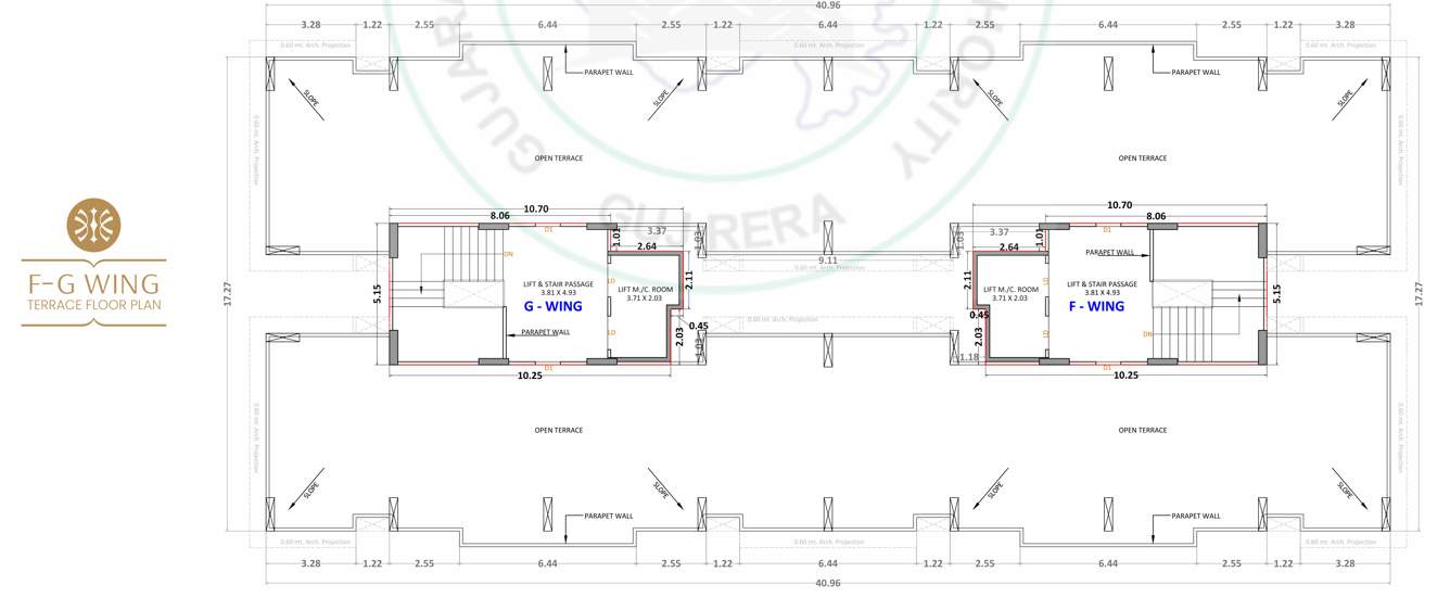  prayosha jewel Wing F,G Cluster Plan For Terrace