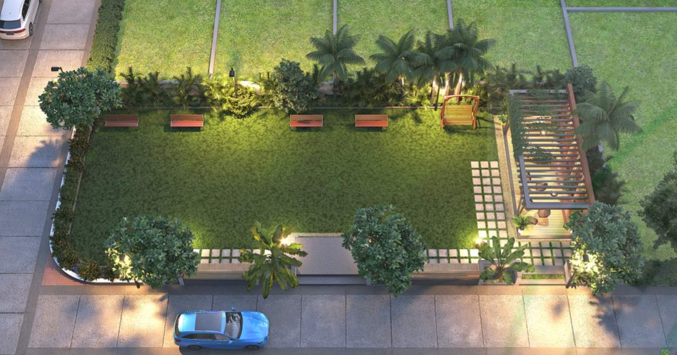  vrundavan bungalows Landscape Garden and Tree Planting