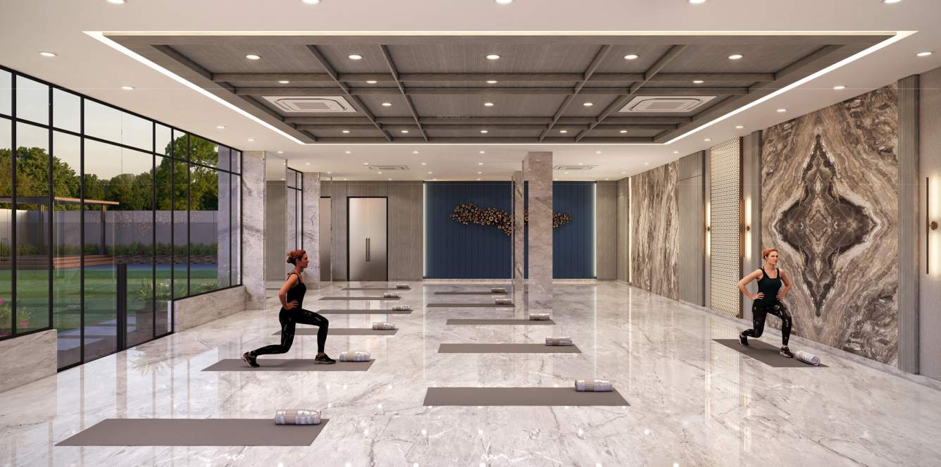  ornate evita Yoga/ Meditation Area