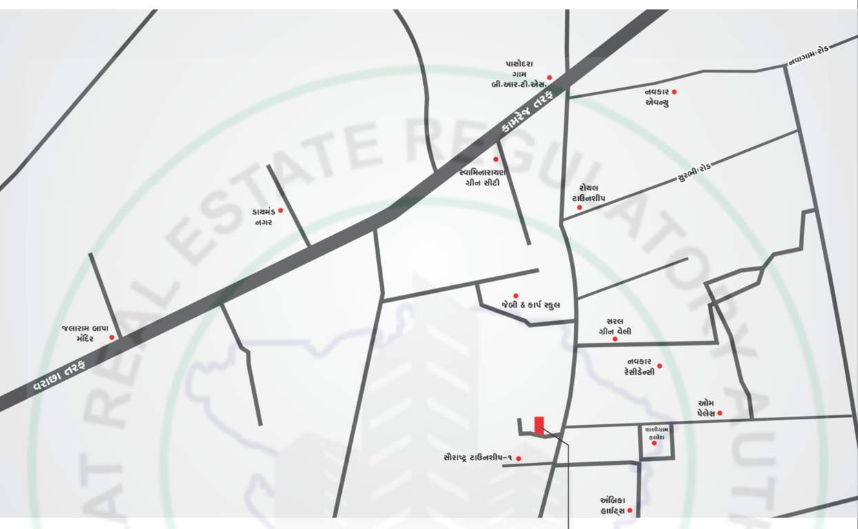  shlok heights Location Plan