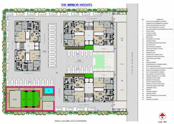 Tower A , B, C Cluster Plan the-manor-heights Tower A , B, C Cluster Plan