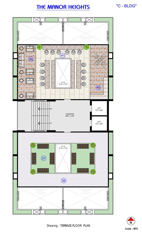  the manor heights Tower C Cluster Plan