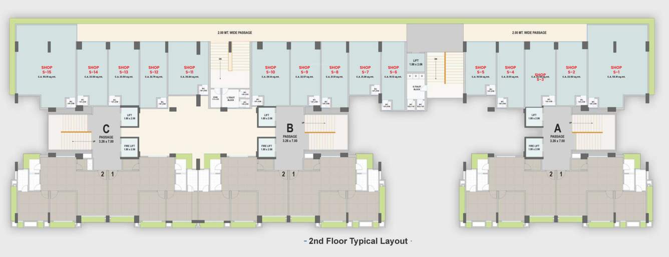  kiran rivera 1 Tower A Cluster Plan from 2nd to 11th Floor