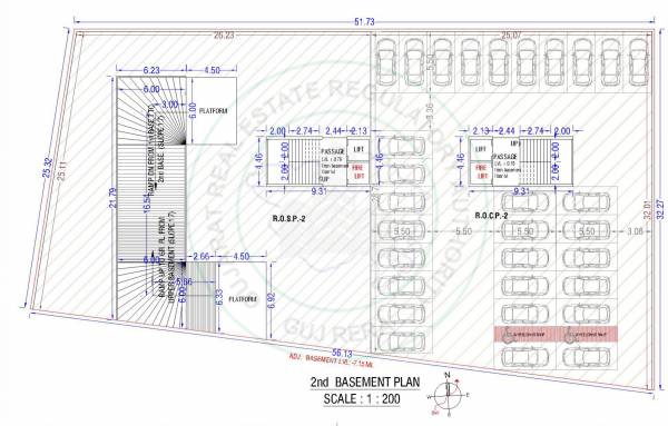  nilkanth-imperia Tower A,B Cluster Plan For Basement