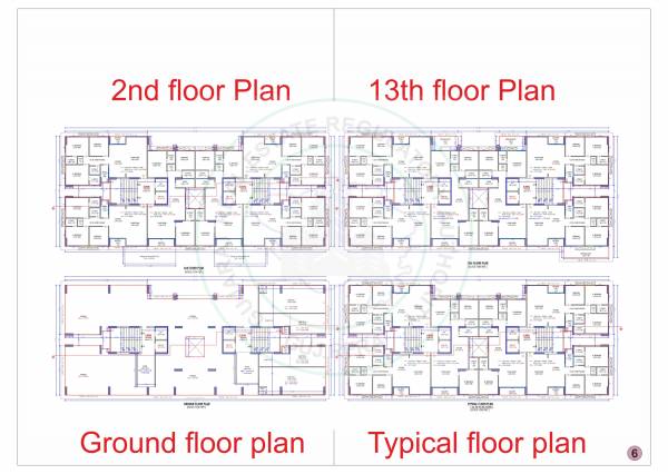  nilkanth-imperia Tower A,B Cluster Plan For Typical