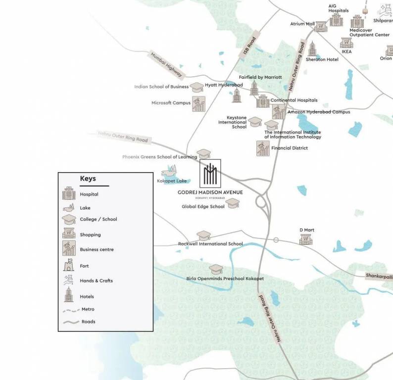 madison avenue Location Plan