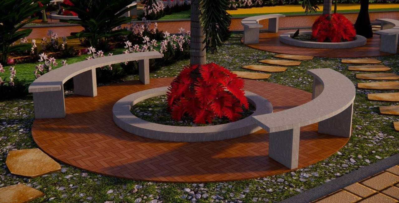  palace Landscape Garden and Tree Planting