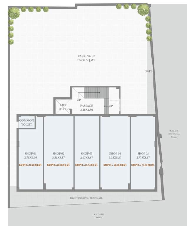  sai madhav Sai Madhav Cluster Plan for ground Floor