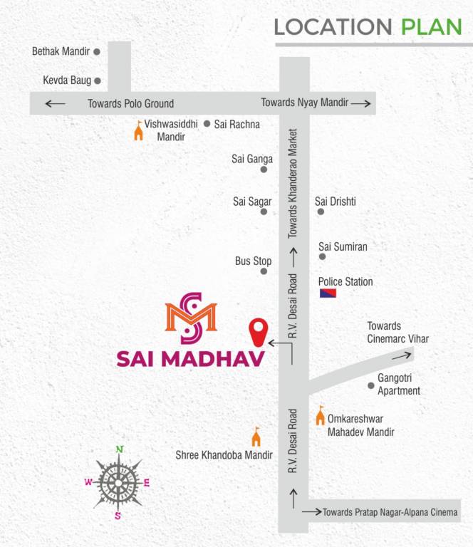  sai madhav Location Plan