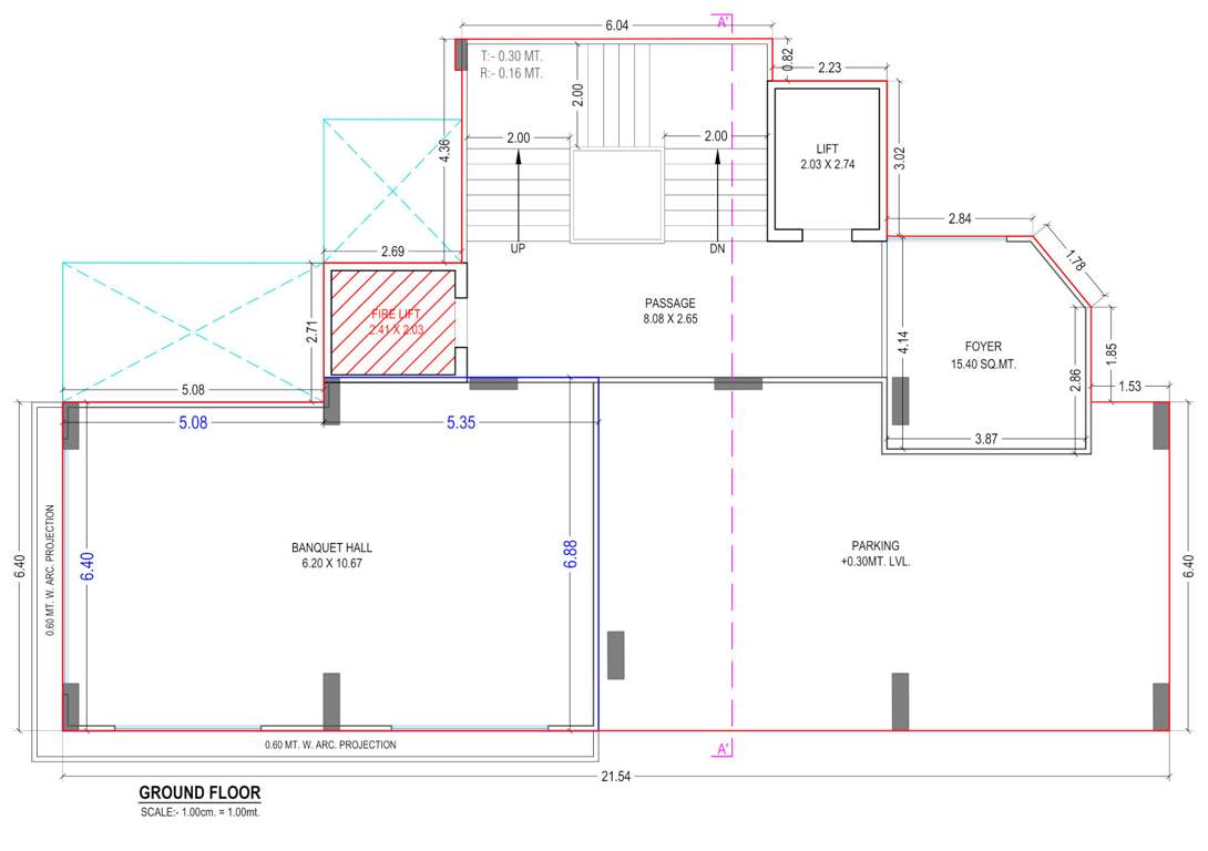  sky castlee B Cluster Plan for ground Floor
