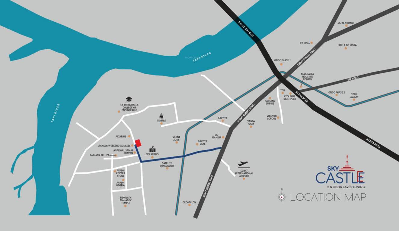  sky castlee Location Plan