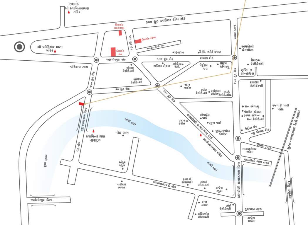  nilkanth rivera Location Plan