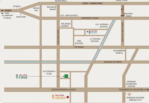Location Plan triyom-casa Location Plan