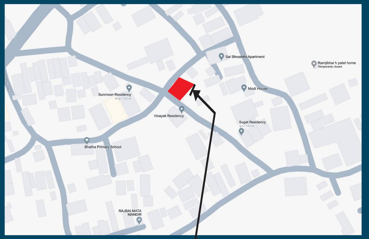  jalaram residency Location Plan