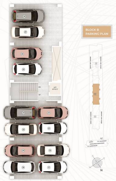  gokul-prime Block B Ground Cluster Plan