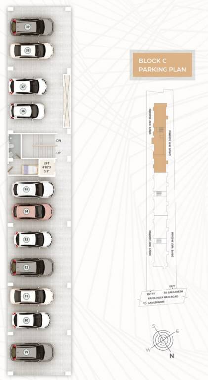 gokul prime Block C Ground Cluster Plan