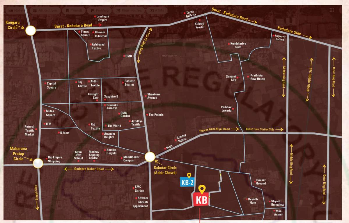  kedar bunglows Location Plan