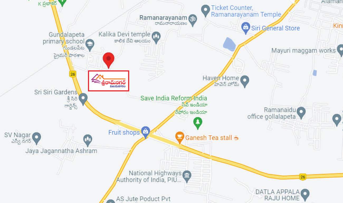  sriram nagar Location Plan