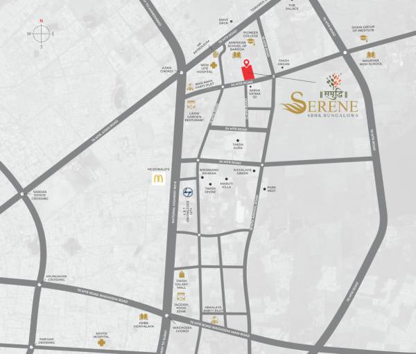  samruddhi-serene Location Plan