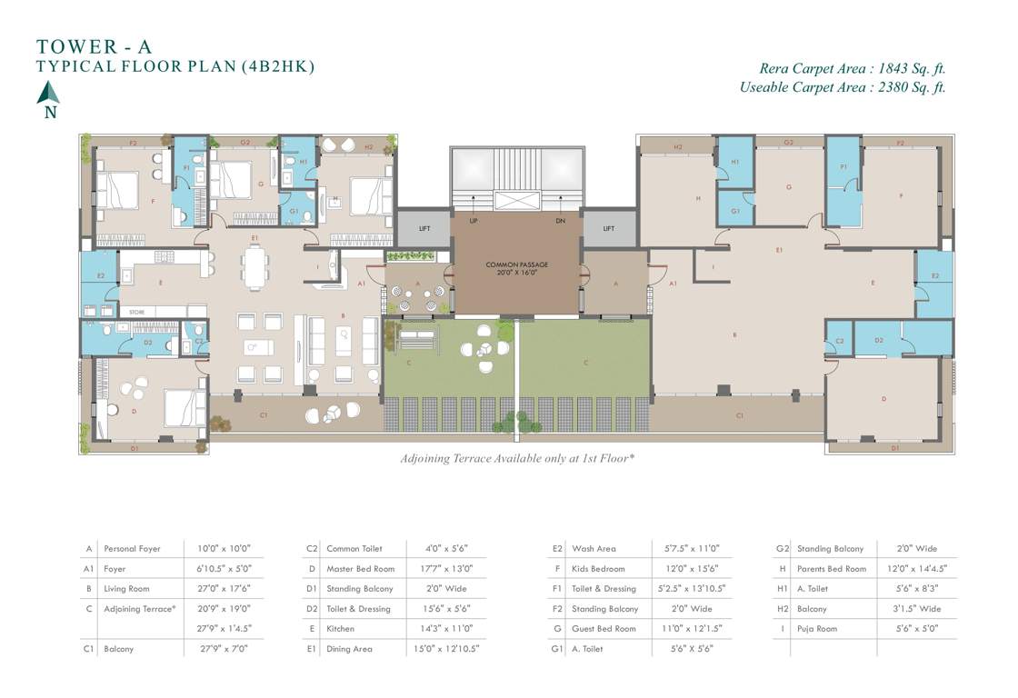  midtown Samyak Midtown A Cluster Plan