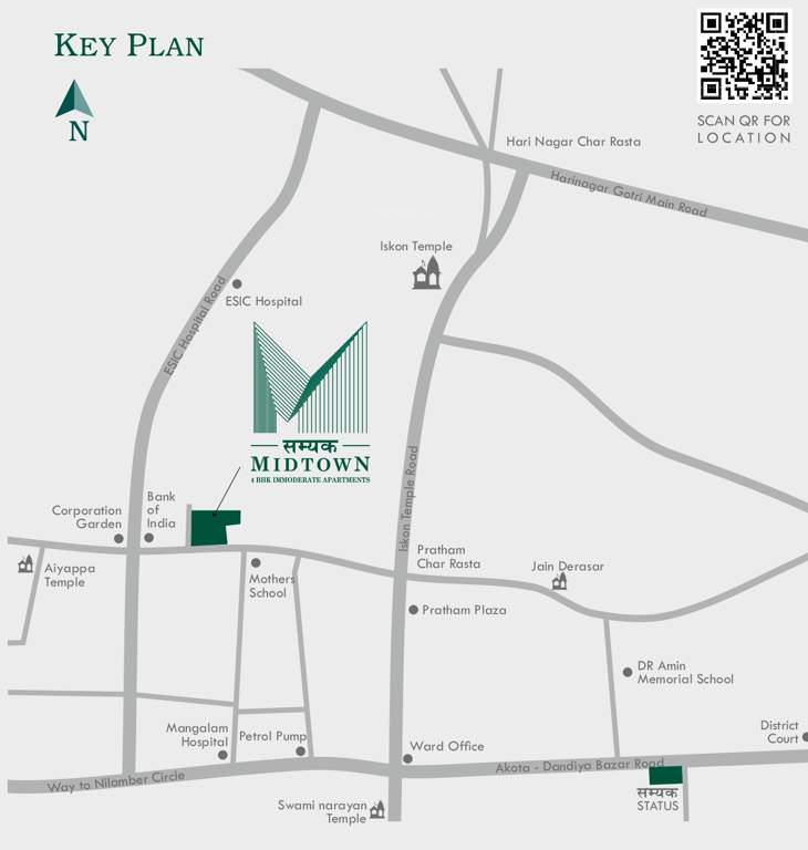  midtown Location Plan