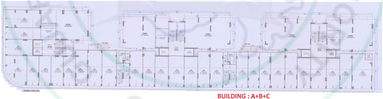  skycity world Tower A,B,C Cluster Plan for ground Floor