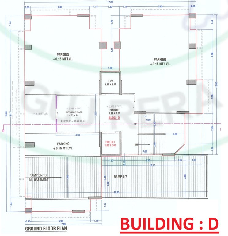  skycity world Tower D Cluster Plan for ground Floor