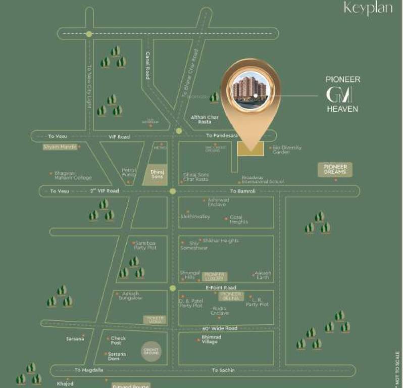  pioneer gm heaven Location Plan