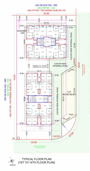 Tower A,B Cluster Plan Fo Typical laxmi-ratan Tower A,B Cluster Plan Fo Typical
