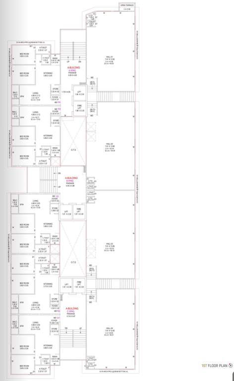  avsar A+B+C Cluster Plan for 1st Floor