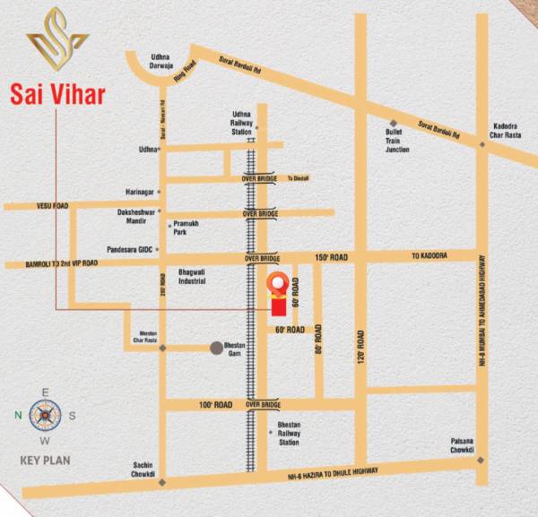 Location Plan sai-vihar-residency Location Plan