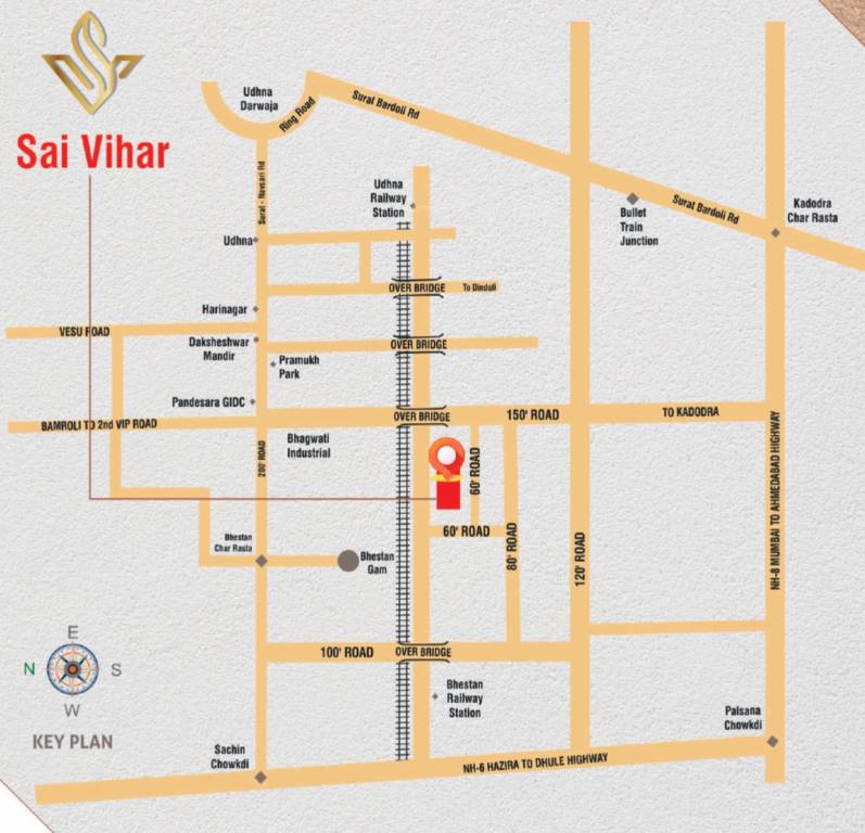  sai vihar residency Location Plan