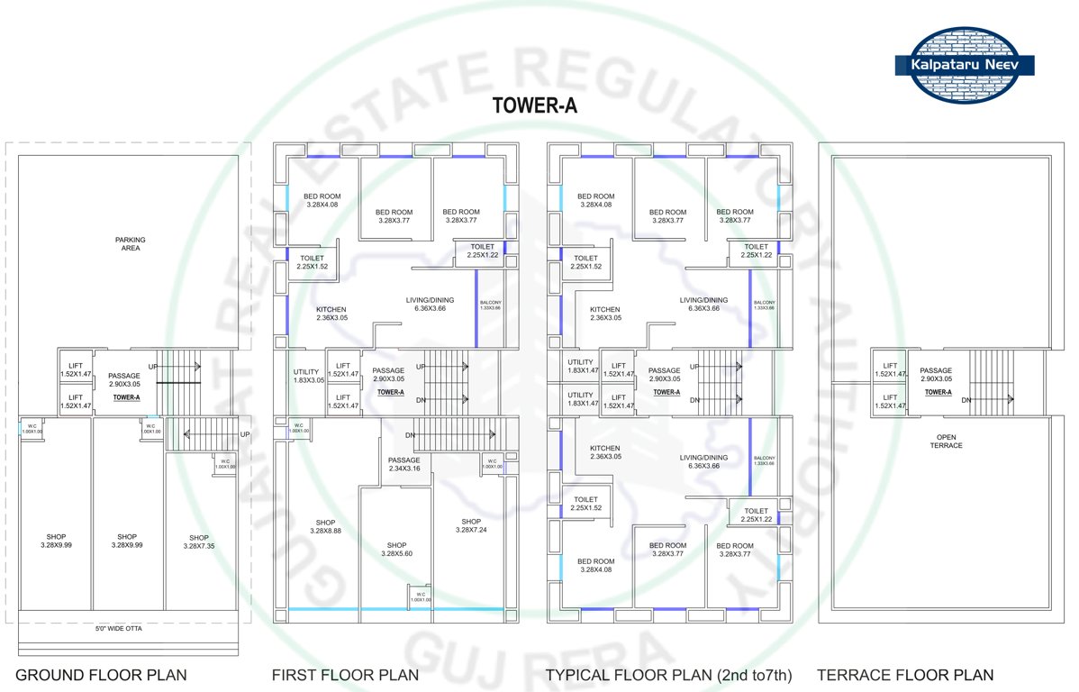  neev Neev Tower A Cluster Plan