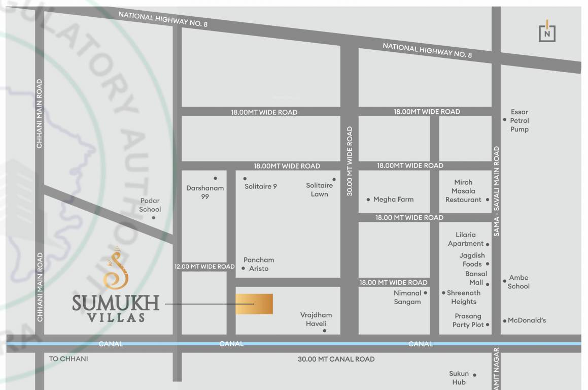 sumukh villas Location Plan