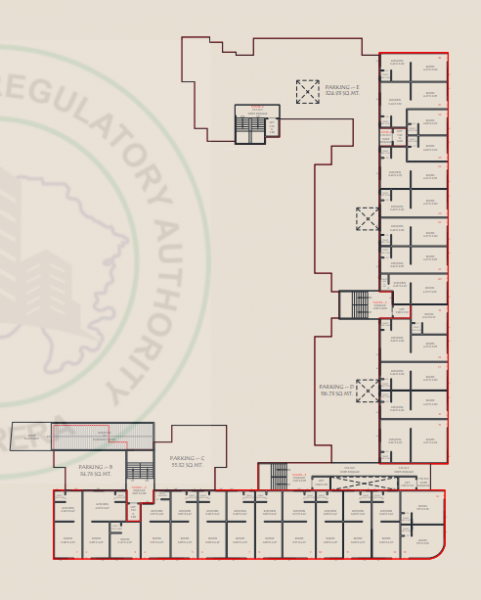  aashray Tower B Cluster Plan for ground Floor
