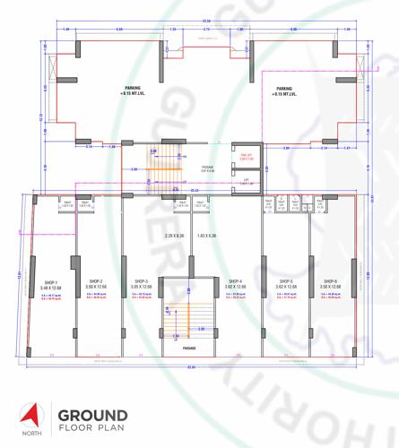 Dhara Heaven Cluster Plan for ground Floor dhara-heaven Dhara Heaven Cluster Plan for ground Floor