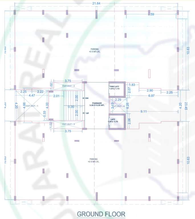  siya heights Siya Heights Cluster Plan for ground Floor