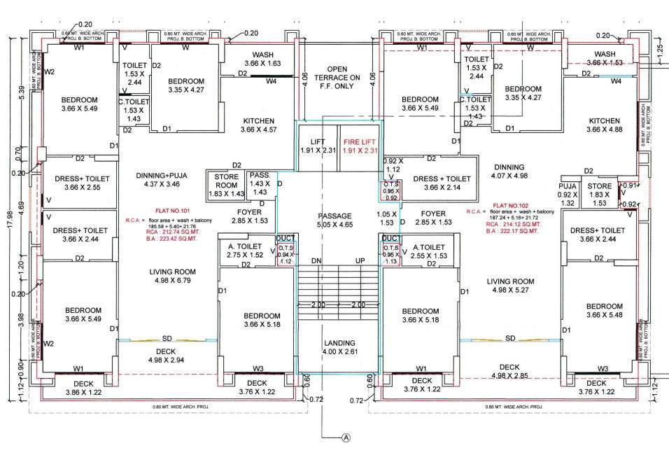 selenic A Cluster Plan for 1st Floor