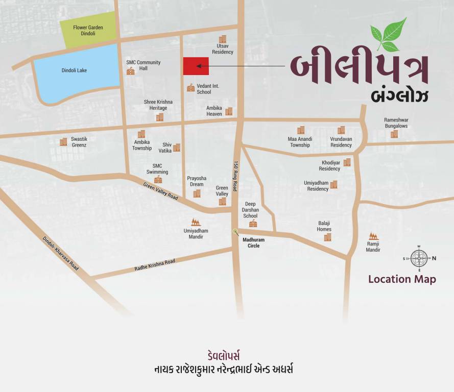  bilipatra bunglows Location Plan