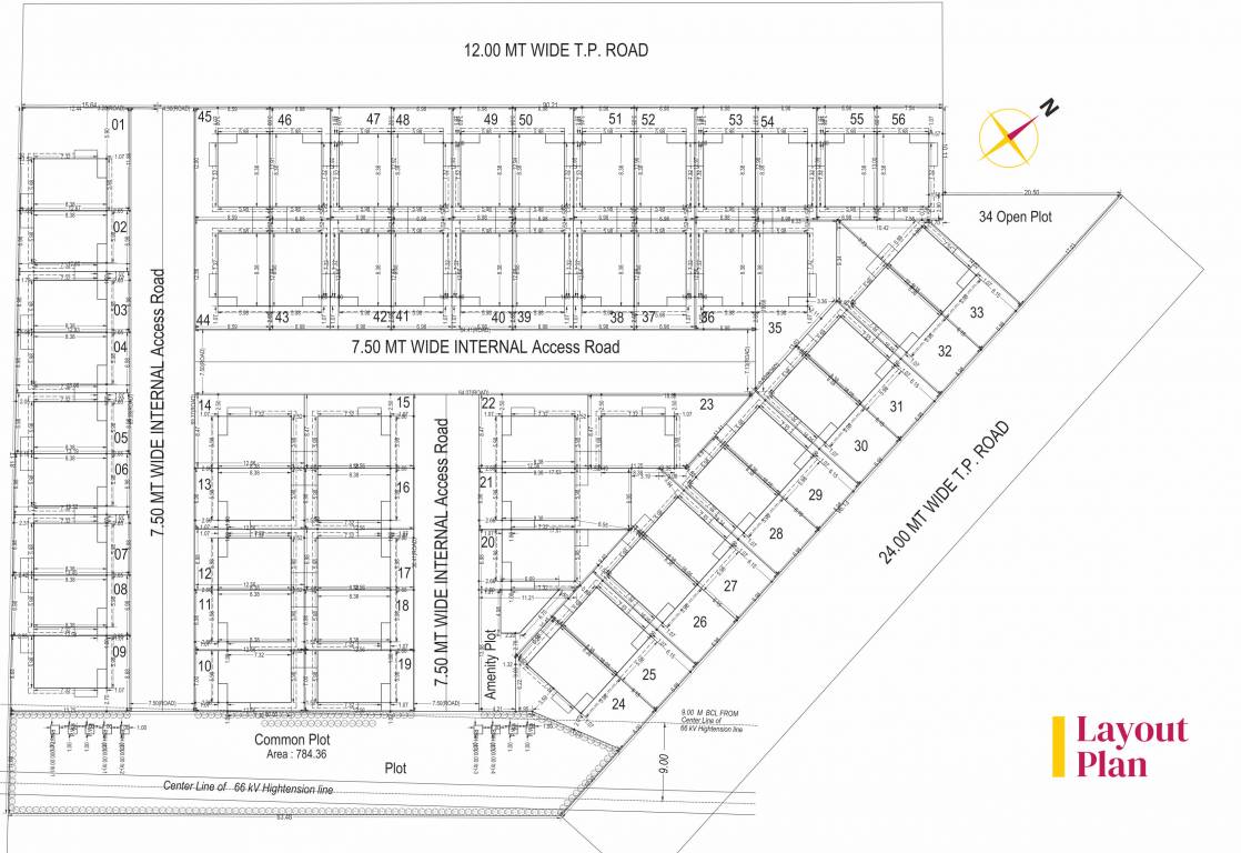 pramukh villa Layout Plan