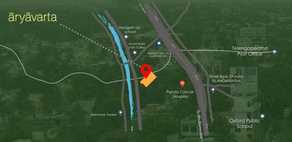  aryavarta Location Plan