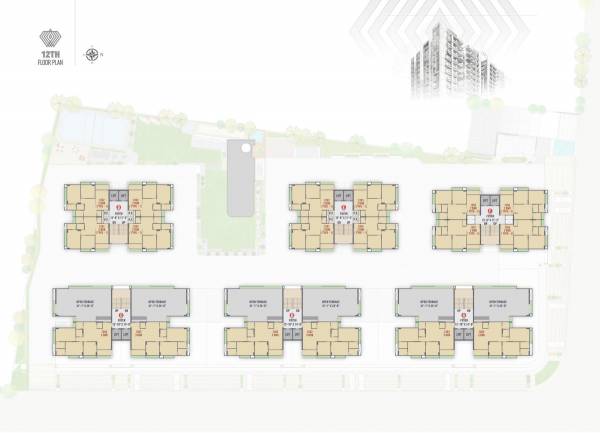  sarovar-solitaire A+B+C+F Cluster Plan