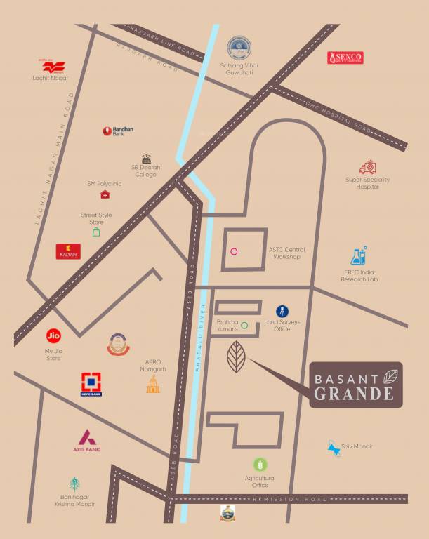 basant grande Location Plan