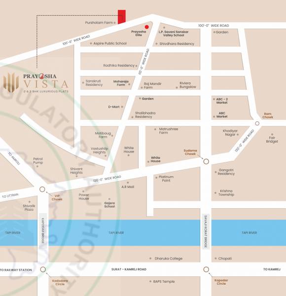 Location Plan prayosha-vista Location Plan