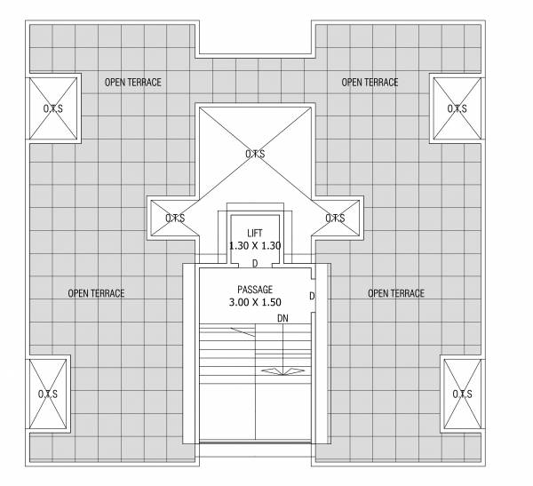  shree-hari-flats Tower C Cluster Plan For Terrace