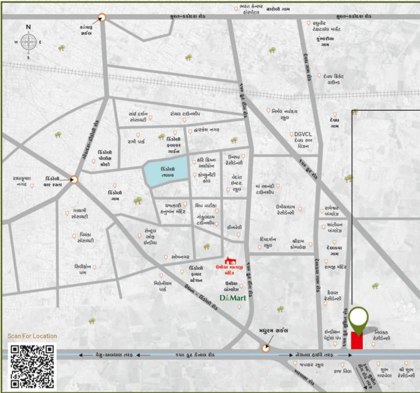 kedar valley Location Plan